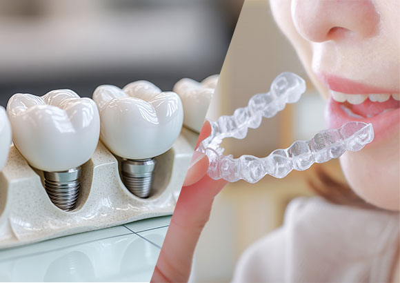 インプラント・矯正治療にも対応